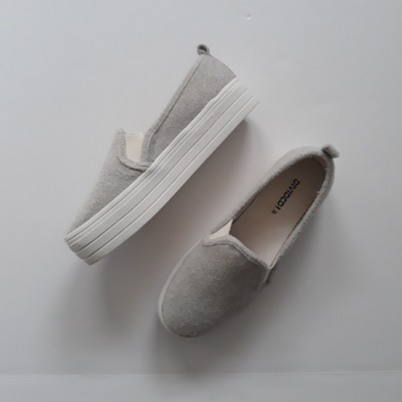 Divided Shoes - H&M platform slip on sneakers size 6 fits 6.5/7